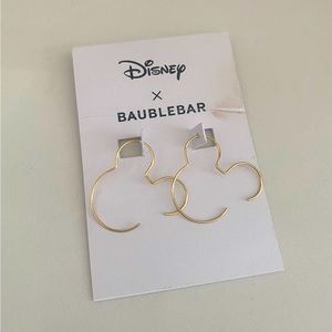 Baublebar Mickey Mouse Silhouette Earrings
